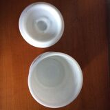 Opal glass jar - vintage