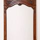 Large oak fireplace mirror