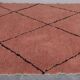 Traditional handmade wool Berber rug 250cmx150cm