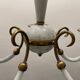 Italian Murano Glass Brass Chandelier 1940’s