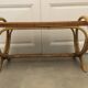 Vintage 60s rattan coffee table