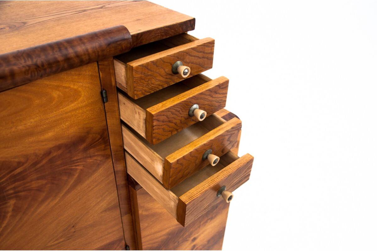Chest of drawers - bar in Art Deco style, Poland, 1950s.
