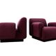Paire de fauteuils modulaires par Eberhard Geißler, Oelsa, Allemagne, années 1970