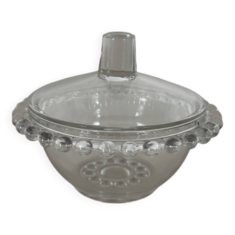 Vintage glass candy box