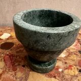 Art Deco period green marble bowl / catchall