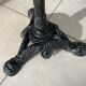Bistro table, marble pedestal table