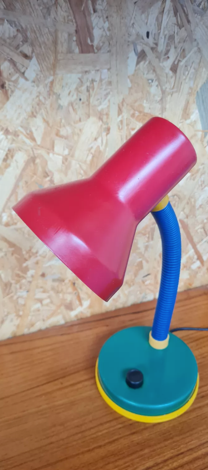 Table lamp primary color 1980