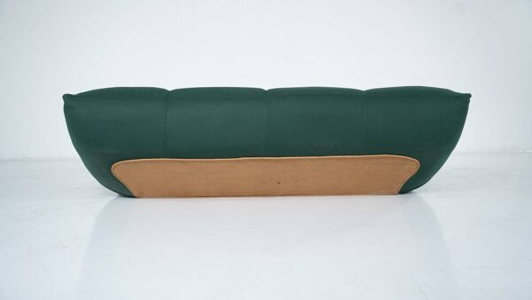 Canapé Papillon vert moderne du milieu du siècle par Giovannetti, Italie