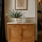 Art Deco buffet in natural wood, authentic charm.