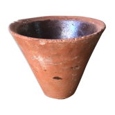 Pot brutalist resin