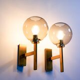 Pair of wall sconces by Holger Johansson.