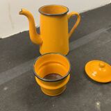 Enamelled coffee maker