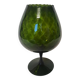 Large glass vase in vintage Italian colour