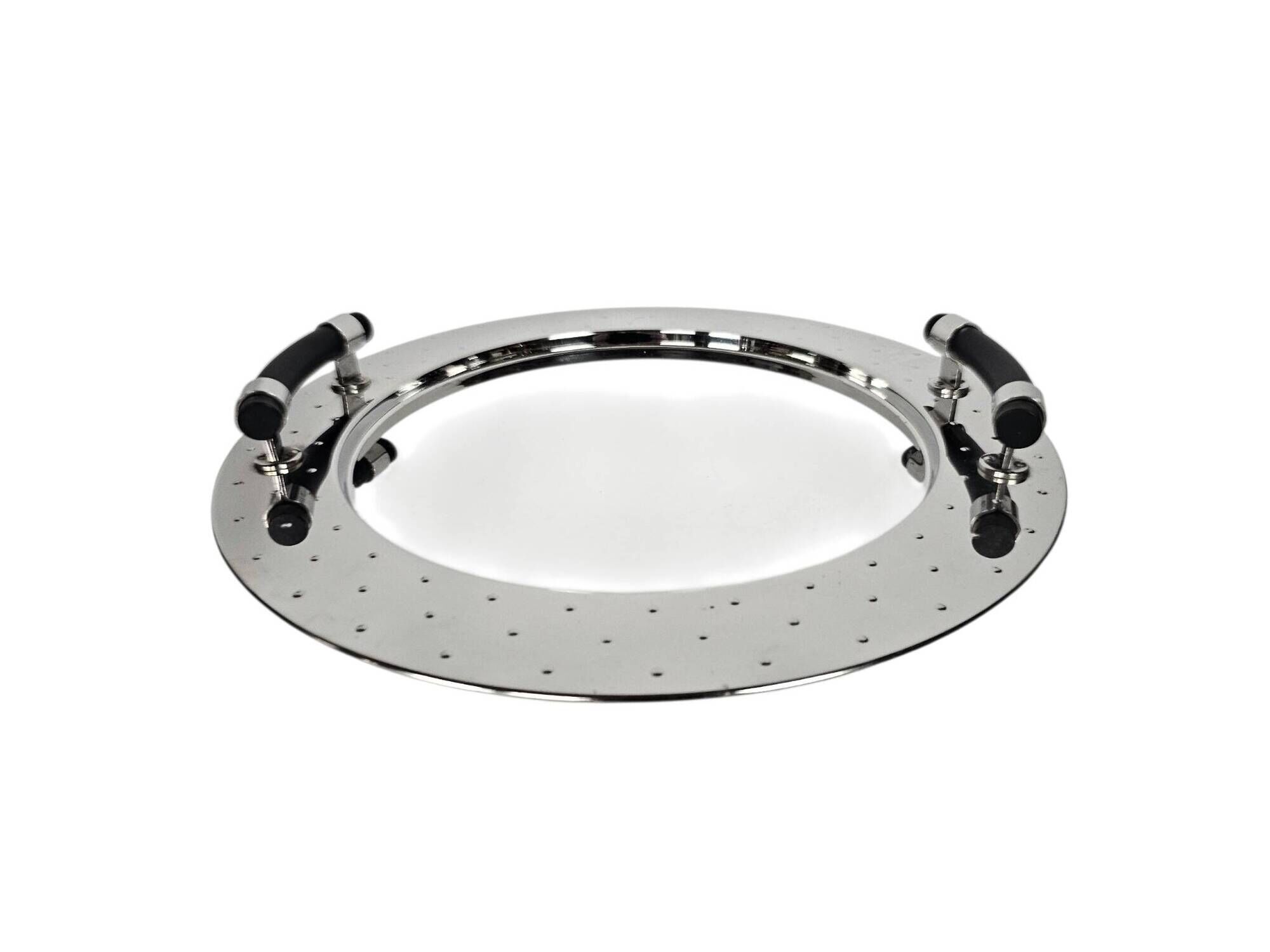 Alessi - design Michael Graves - tray - stainless steel - Memphis Milano