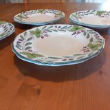 4 salad plates, dessert Fortebraccio Italy