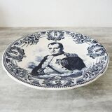 Ancien plat en faïence Napoléon Boch Frères Keramis