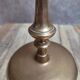 Pair of antique weighted brass candlesticks – neoclassical style