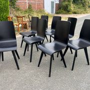 Set of 8 Scandinavian chairs