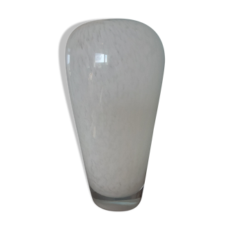Vase Murano blanc  années 80