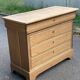 19th century Louis Philippe solid oak chest of drawers, renovated