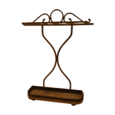 Yellow lacquered umbrella holder