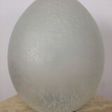 Domec egg lamps, Vianne speckled glass, 1970s