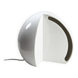 Perdomello 70 White Ceramic Hemisphere Lamp, 1970s