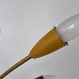 Mid century brass italian chandelier, 1960s