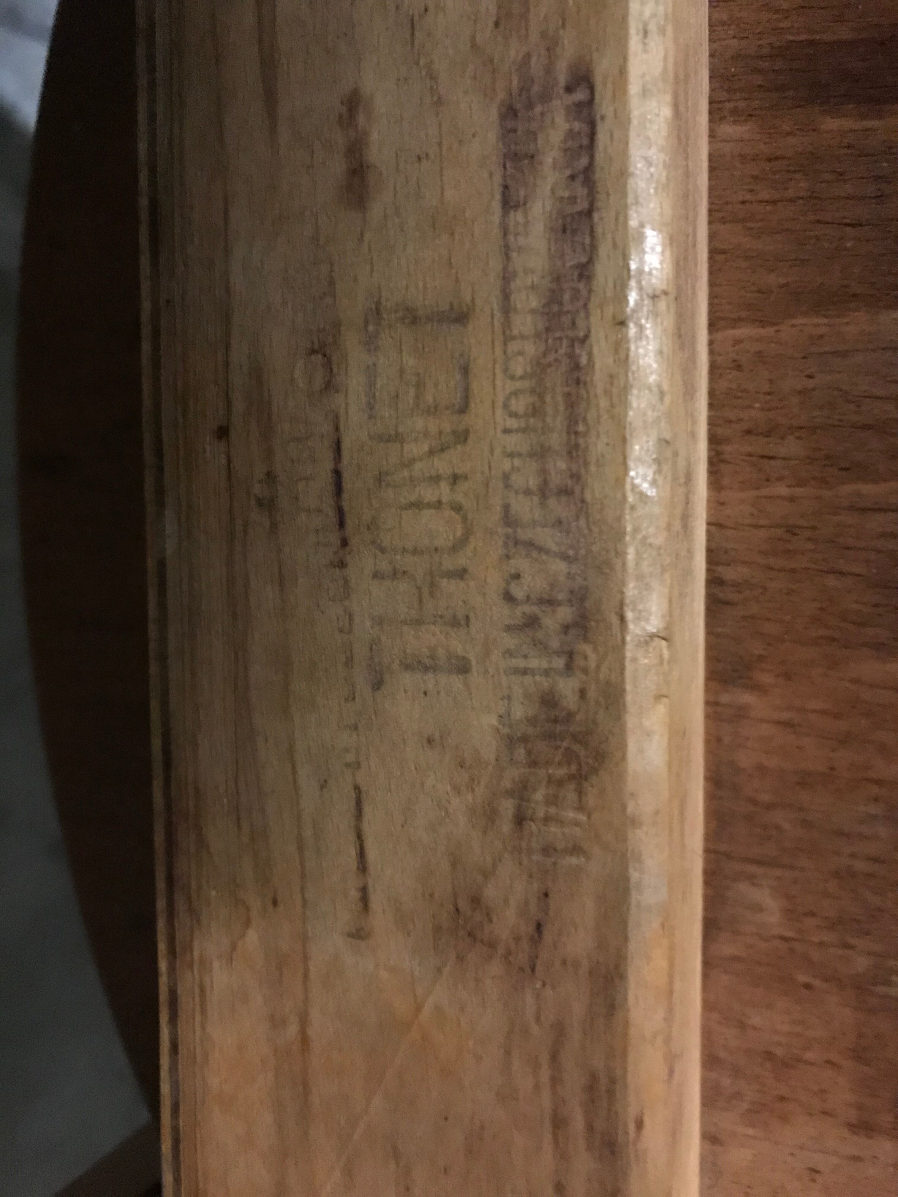 4 bistro chairs signed Thonet