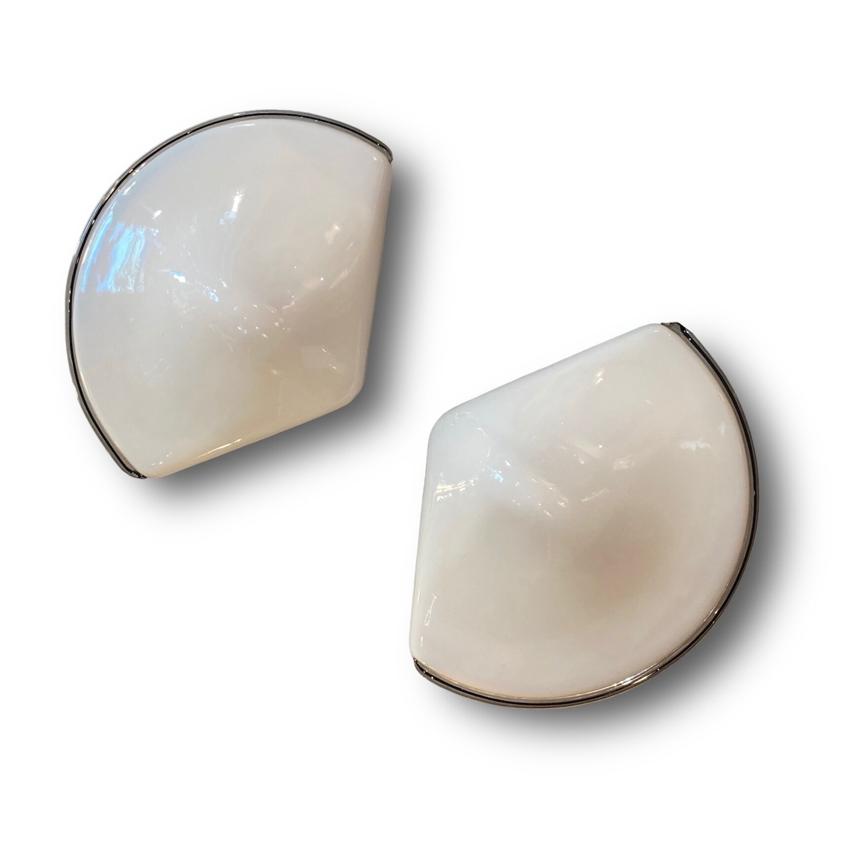 Paire d'appliques en verre de Murano années 70