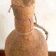 Bottle vintage burlap