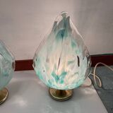 Murano Glass Table Lamps Set of 2 by La Murrina
