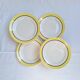 Yellow flat plates Badonviller
