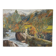 Oil on canvas mountain and river 1965