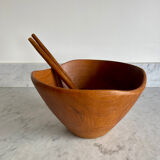 Vintage teak salad bowl