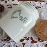 “Coffee” porcelain pot with cork stopper