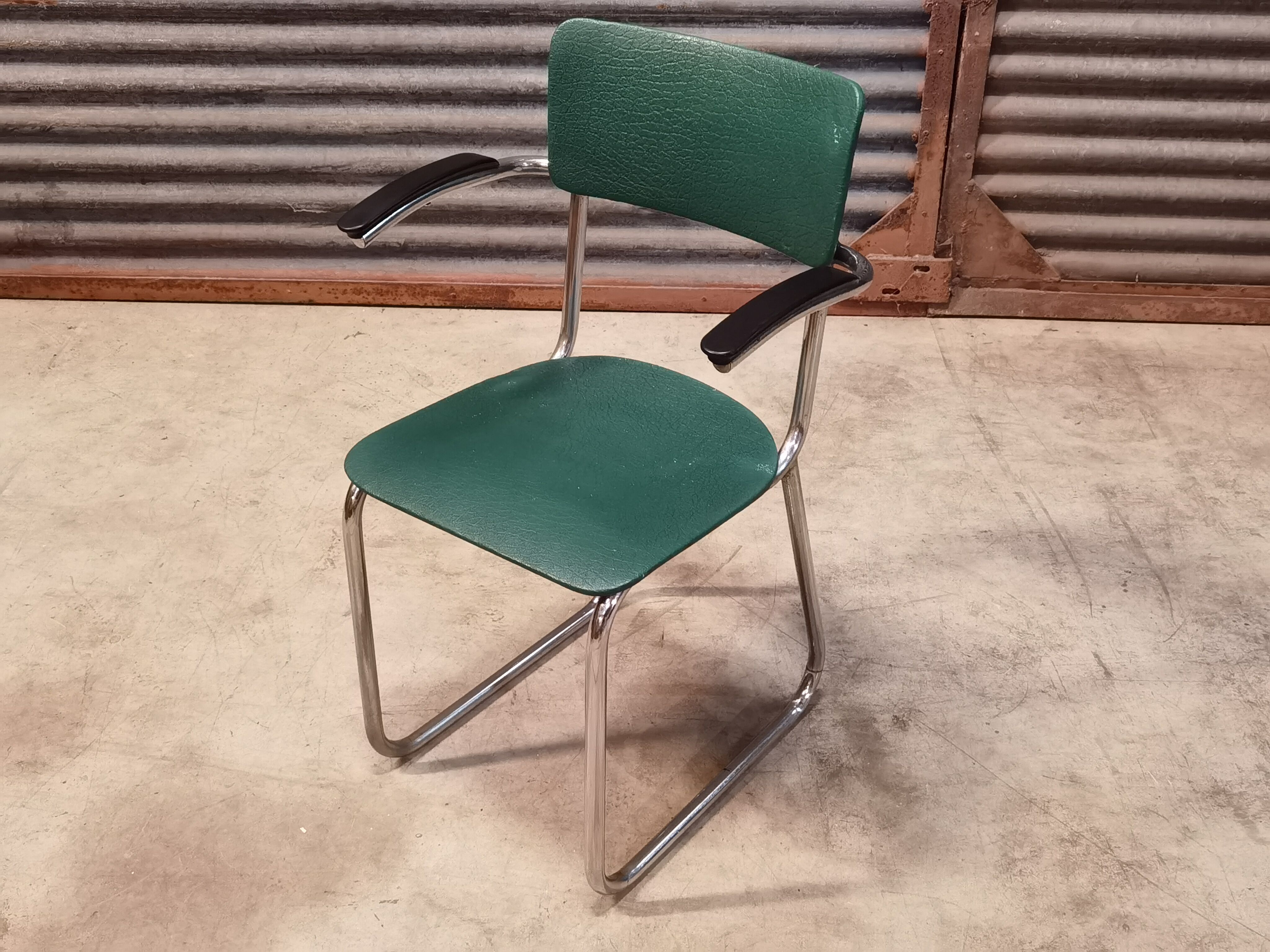Vintage Gispen bauhaus chair