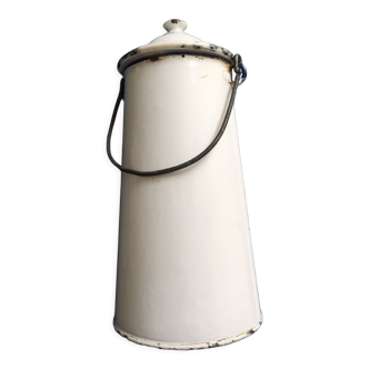 Enamelled sheet milk jug