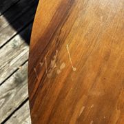 Table demi lune fin art deco années 1930
