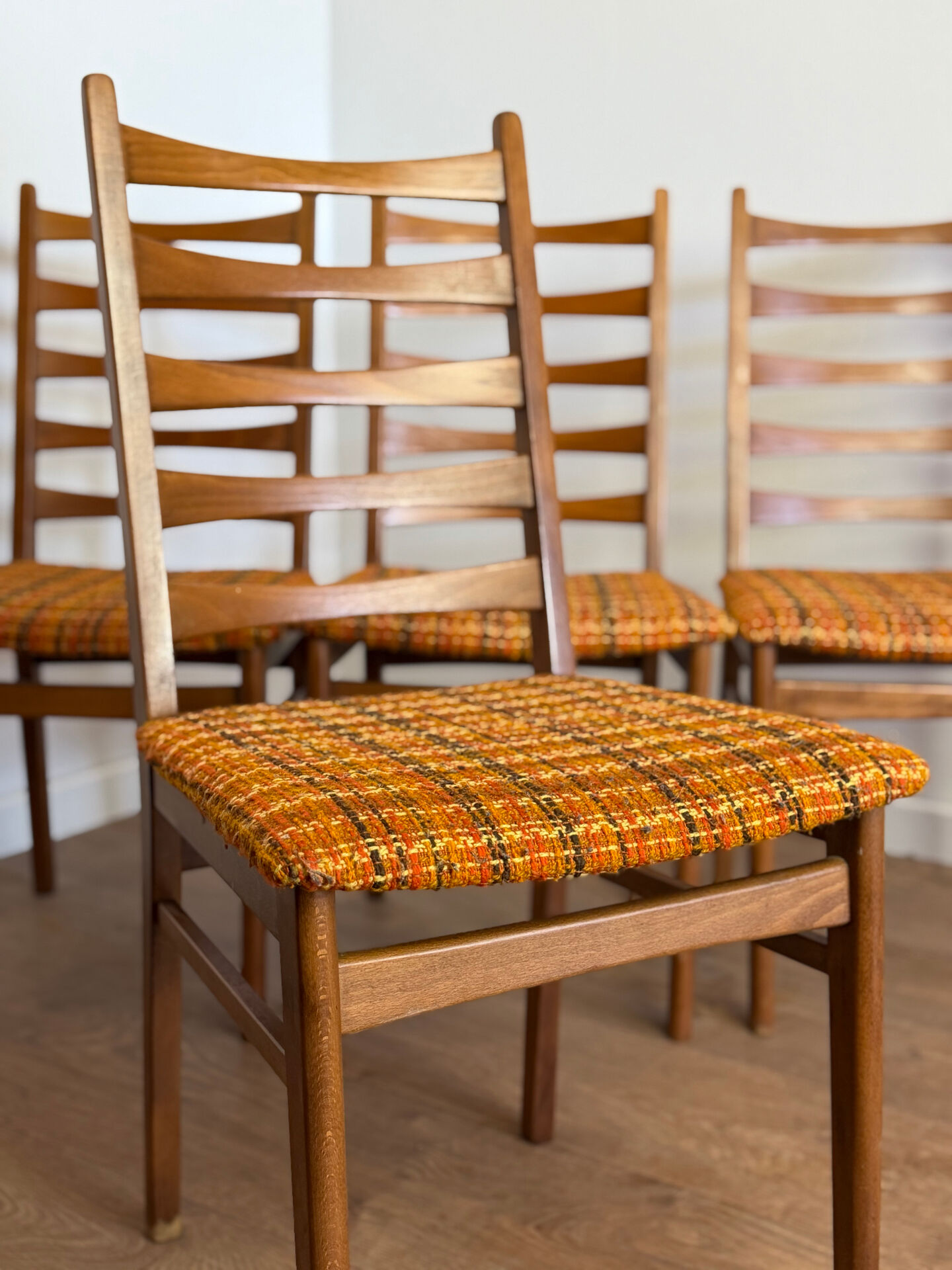 Set of 4 Scandinavian chairs from the 60s/70s.