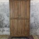 Indian cabinet 2 doors and 3 interior shelves in raw wood