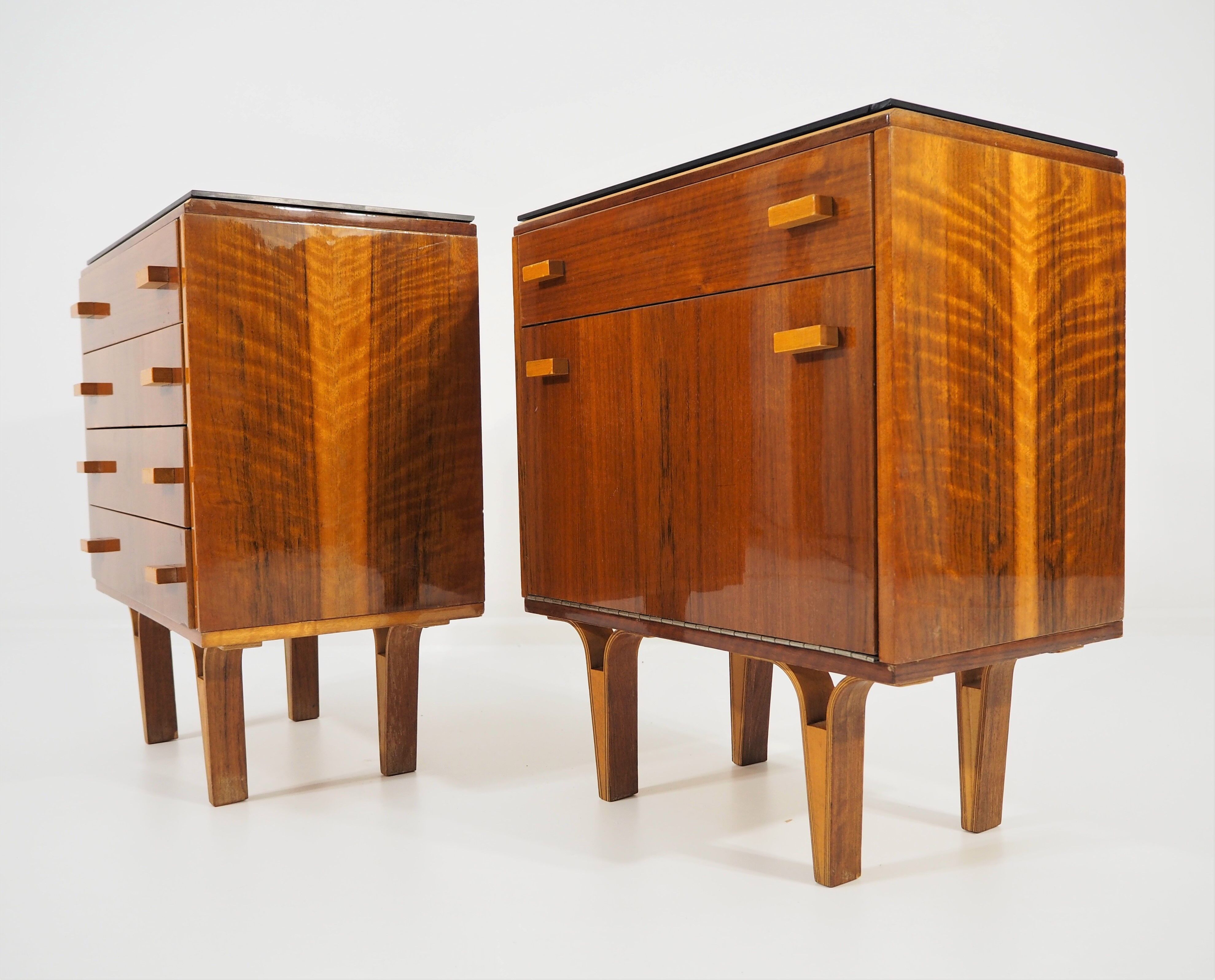 Vintage nightstands 1970s, set of 2