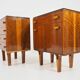 Vintage nightstands 1970s, set of 2