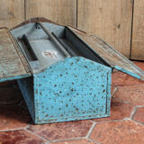 Vintage metal toolbox