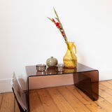 Plexiglass coffee table from the 70s