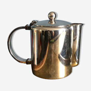 Christofle tea maker in silver metal