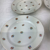 6 dessert plates made in france digoin