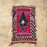Pink Boucherouite carpet - 109 x 170 cm