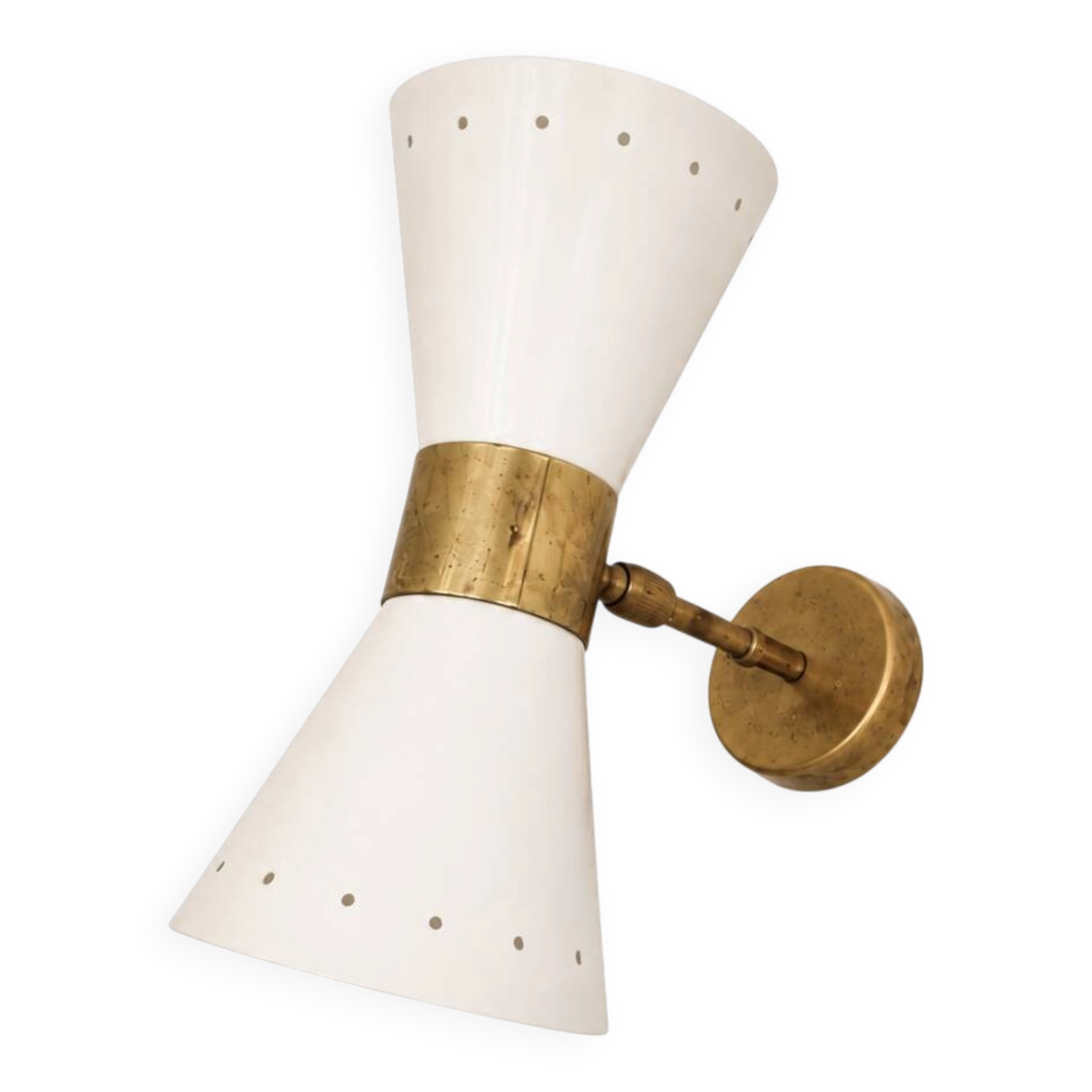 Italian wall sconce in the style of the 1950s.