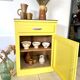 Old yellow vintage jam maker